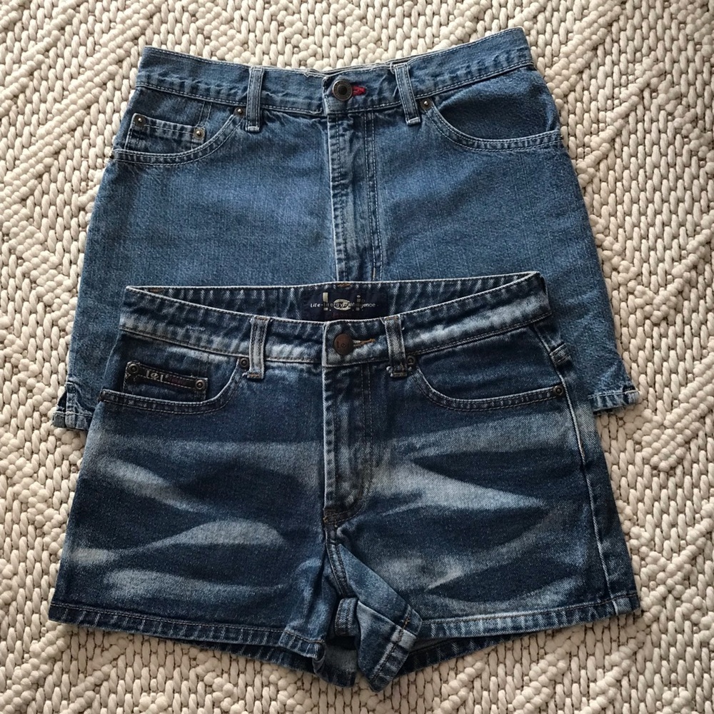 Girls Jean shorts Bundle of 2 Size 12